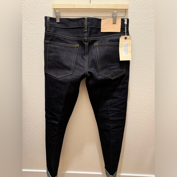 Brave Star Slim Straight 13 oz “Blue Blood” Japan Selvage Denim - Picture 6 of 7